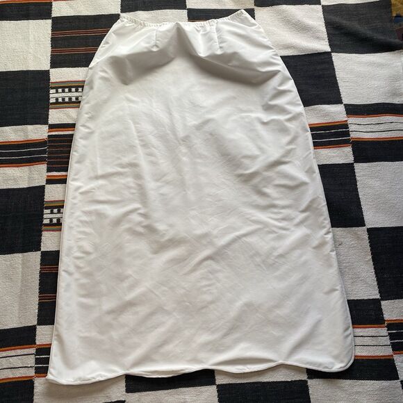 Vintage Kayser Nylon White Slip Skirt. Talon Zipper. Large. Retro Lingerie. USA. - Picture 1 of 16